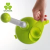Turning Handle Manual Onion Chopper with Egg Spoon