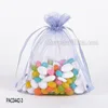 Wedding organza drawstring bag custom