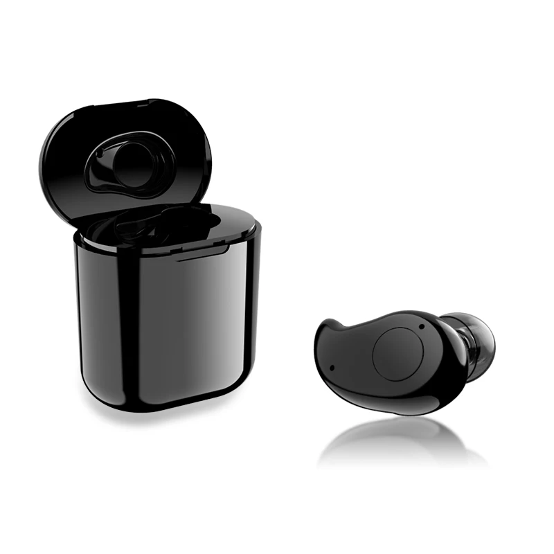 IP68 Bluetooth earphone, Waterproof Mini Earbud V4.2 Wireless Bluetooth Car Headset Earphone with Mic Single Earpiece