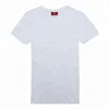 Custom print 100% cotton short sleeve round neck men's plain blank white cotton t shirts