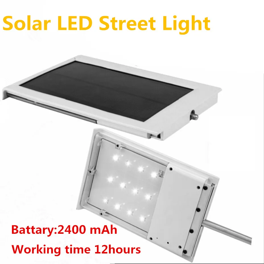 12 LED Solar Sensor Lighting Solar Lamp Powered Panel LED