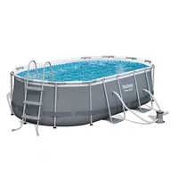 

Bestway 56617 above ground plasticsteel frame swimming pool