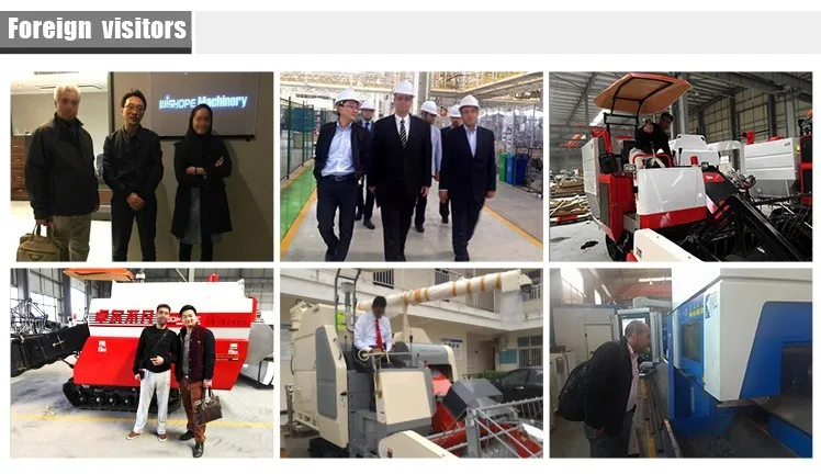 Price Of Cheap China Mini Rice Power Tiller Chassis Combine Harvester