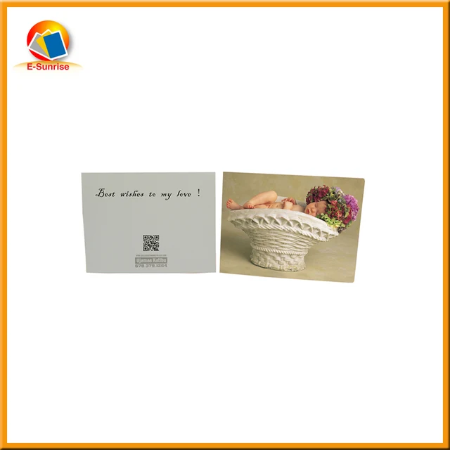 baby birthday 3d lenticular greeting card for promotion