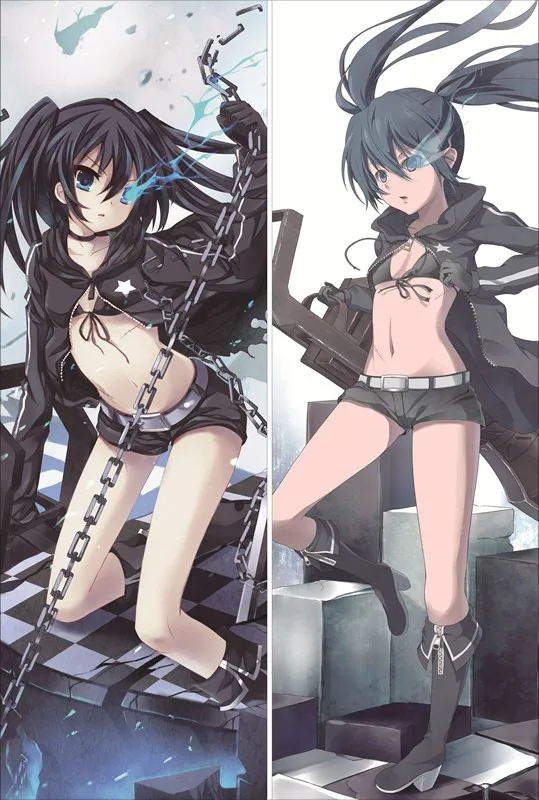 New Black Rock Shooter Anime Dakimakura Hugging Body Pillow Case 6