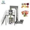 Large capacity Vertical full auto nitrogen packing machine for food,puffed food,popcorn,snaks,rice,sugar,candies