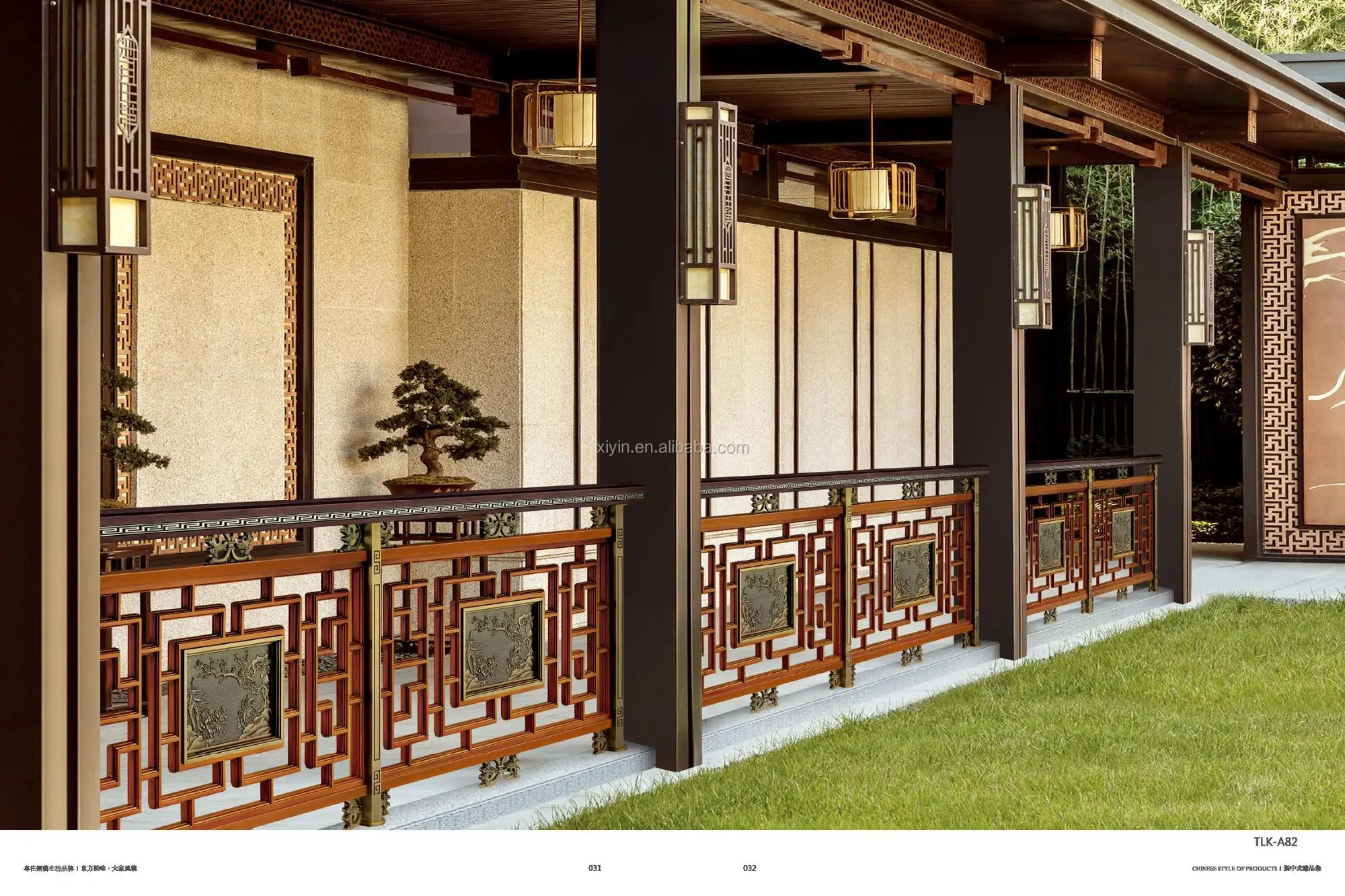 new design copper material chinese style fence design, View chinese