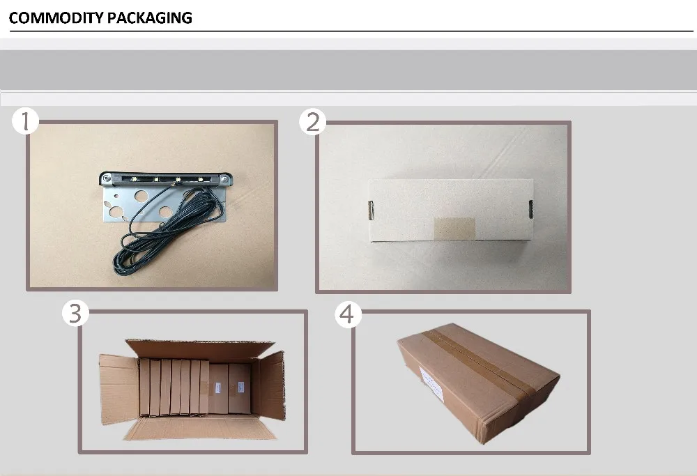 2017 new model led strip lights aluminum lighting with 4pcs led chips epstar source -STB05R
