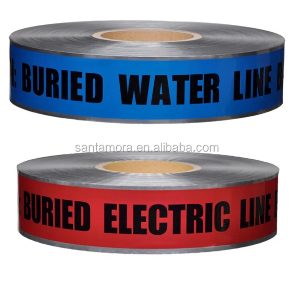 Aluminum Underground Detectable Warning Tape Protect Water Pipe Buy
