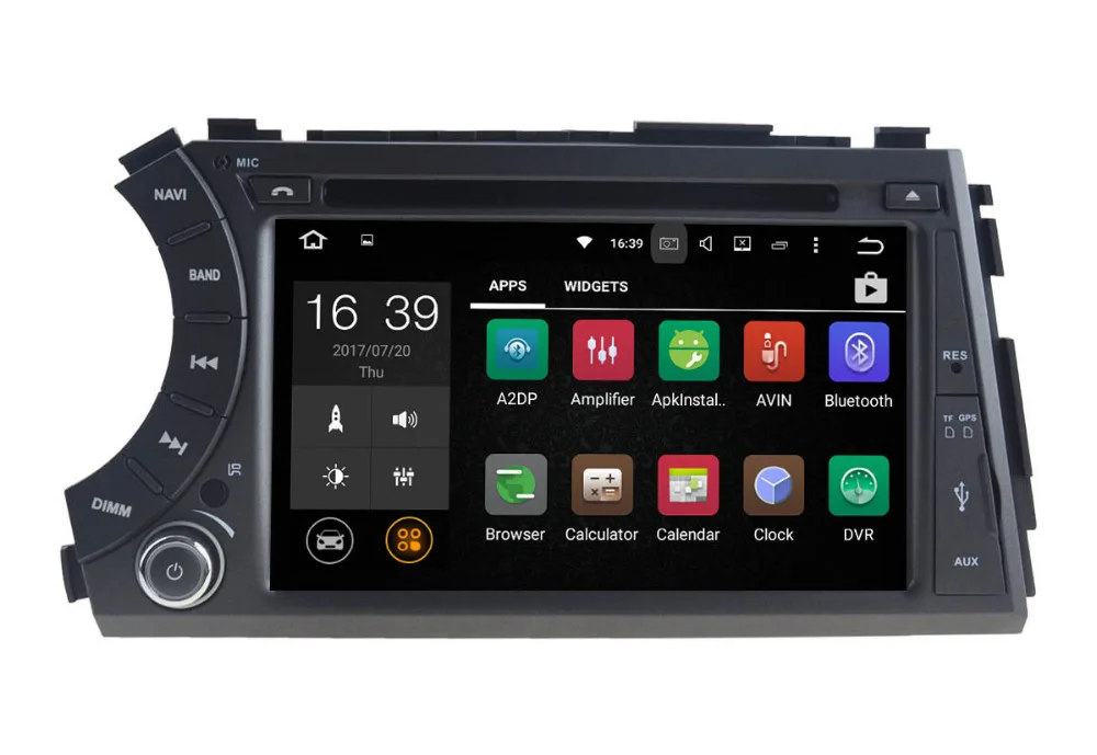 Sale Nedehe 2G RAM Android 8.1 Car dvd for Ssang Yong SsangYong Kyron Actyon car radio stereo GPS Navigation steering wheel control 1