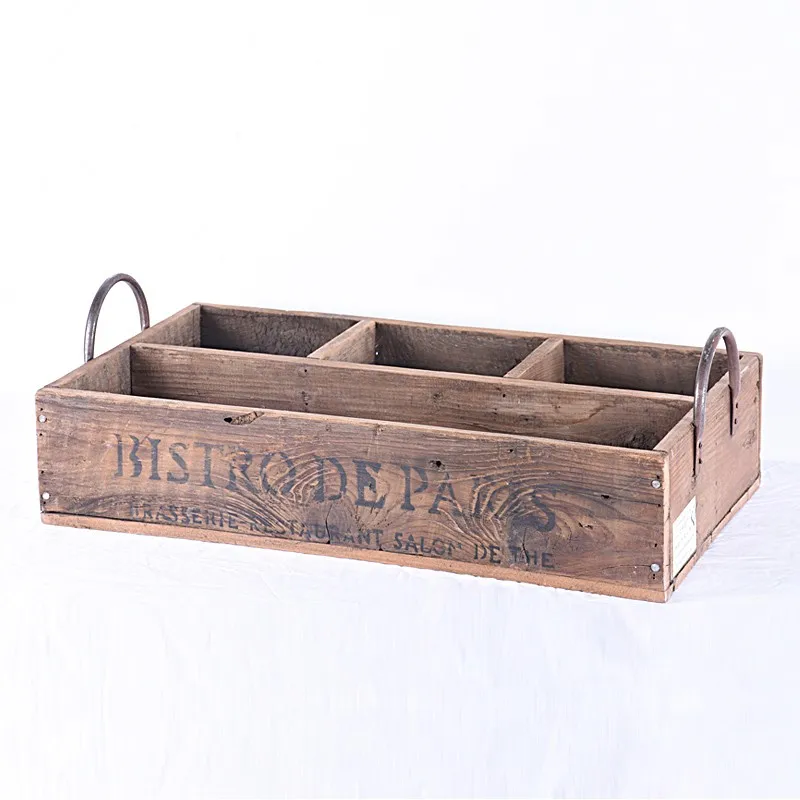 Vintage Farmhouse Rustic Wooden Condiment Caddy - Buy Wooden Condiment ...