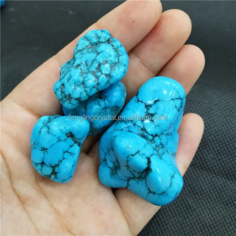 Wholesale Fashion nature gemstone turquoise gravel stone for home decoration