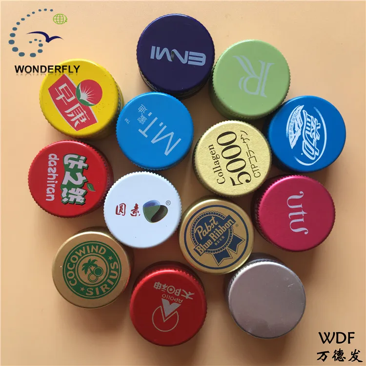 Wine High Quality Aluminium Screw Caps For Glass Bottle Any Colors Can