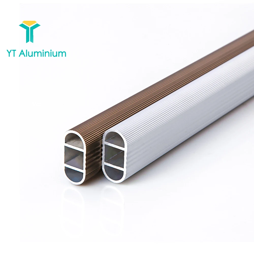 Aluminum Alloy Hanger Hanging Rod Closet Rod For Wardrobe Hardware