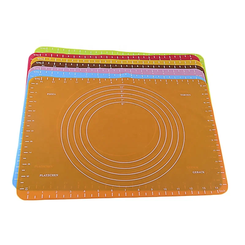 
40x30cm Pastry Mat with Measures Pastry Toolds Non Stick Baking Mat Silicone 