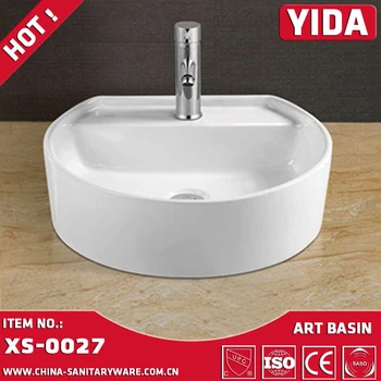 China Factory Stylish Hand Wash Basin Small Size Countertop Art