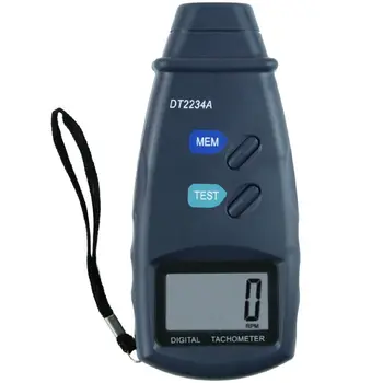 Digital Laser Photo Tachometer Dt2234a Rpm Non Contact Photoelectric ...