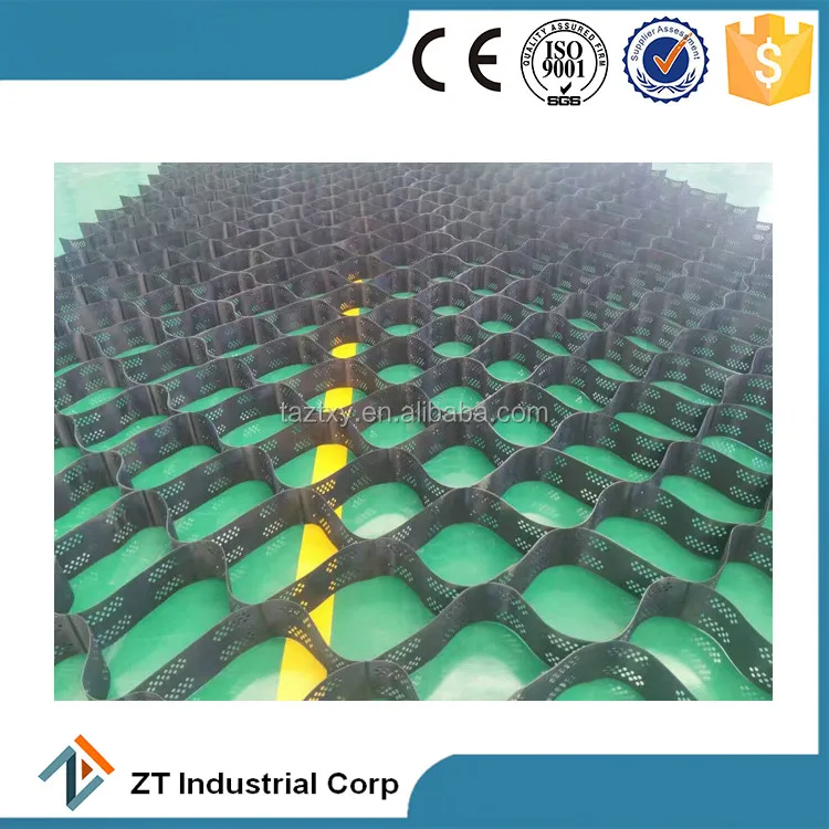
75-400mm high quality hdpe material plastic geocell price 