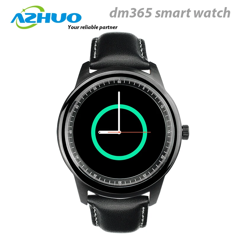 

Newest DM365 Full Round IPS Touch Screen Smart Watch Support IOS And Android, Black;silver;gold