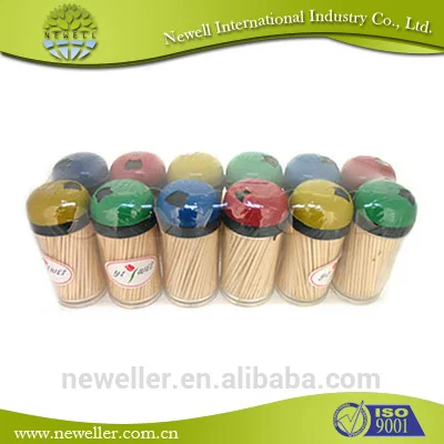 2014 Nature bambou cure-dents fabricant meilleur vente &eacute;cologique papier cocktail parapluie