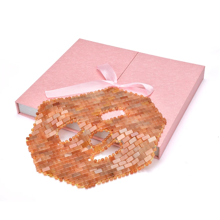 

Luxury gold jade sleep beauty mask for skin care, N/a