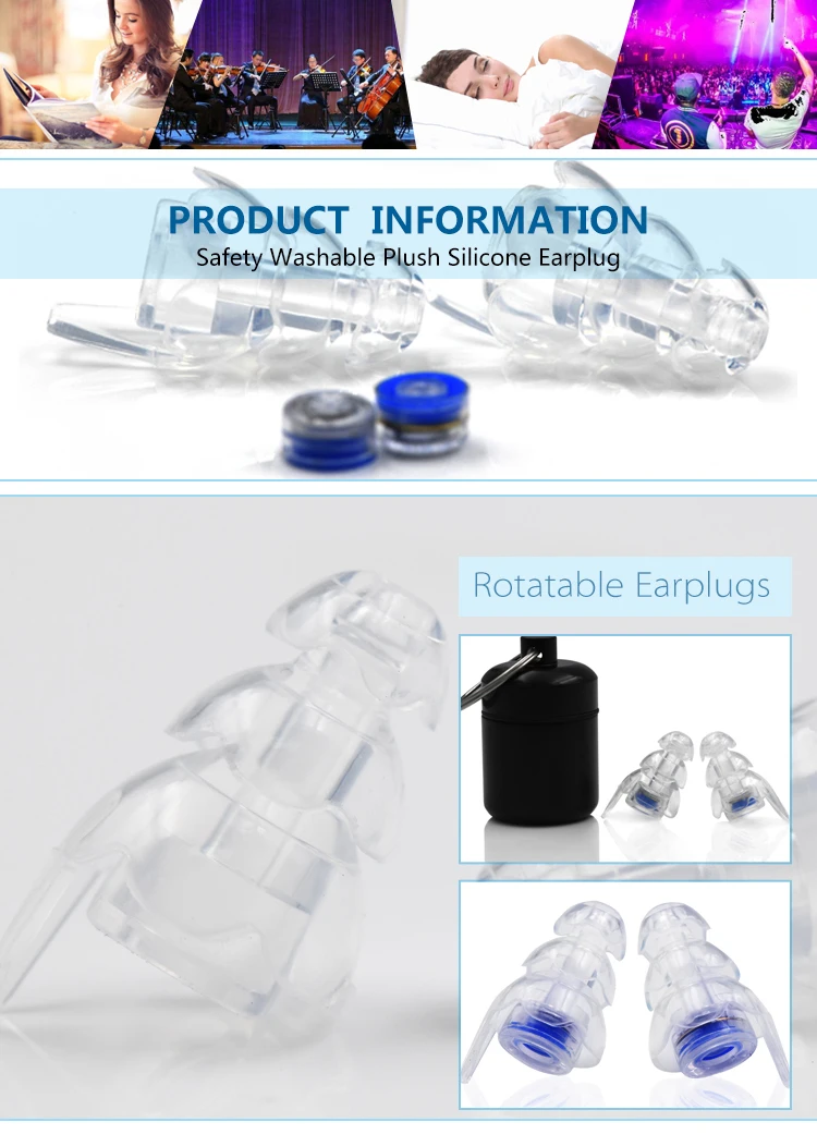 Music Filter Earplugs For Safety