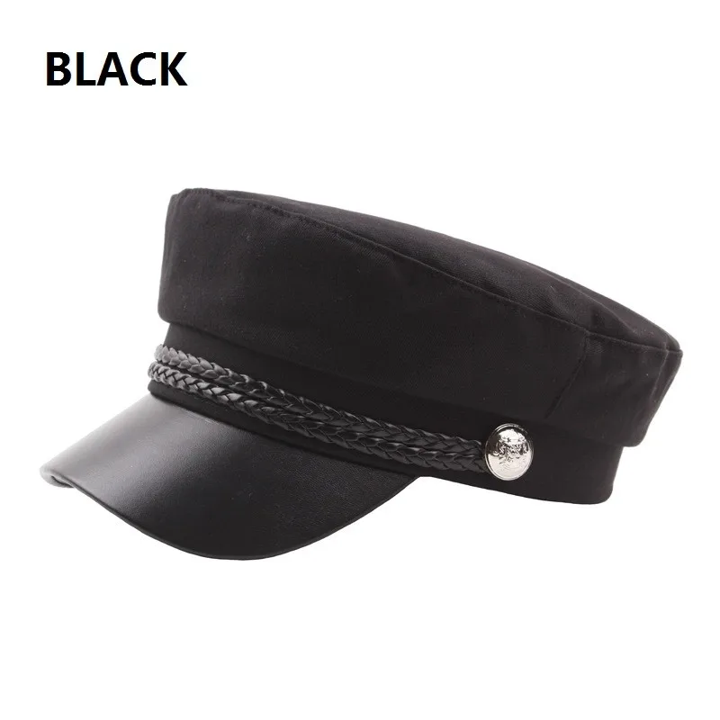 Hot Sale Japan Style Student Linen Hat Army Captain Cap Buy Captain Cap,Captain Hat,Student