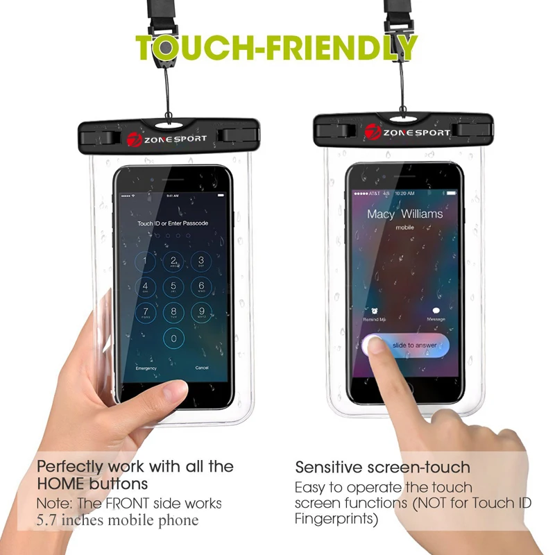 Mobile Phone Accessories Hot Sale Universal Waterproof Case Clear Phone Bag