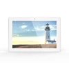 White 10 inch 75*75mm VESA wall mount android tablet poe