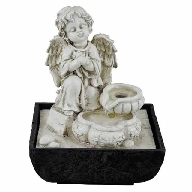 Tabletop Angel Fountain Cherub Indoor Water Feature Buy Indoor Water