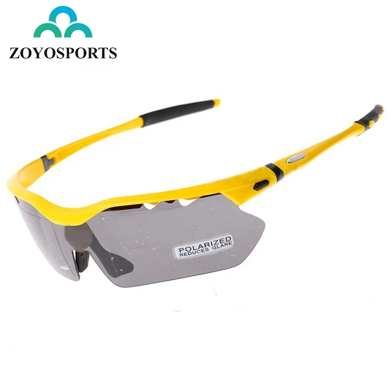 

ZOYOSPORTS Polarized Cycling Racing Sun Glasses TR90 Goggles Sports Eyewear 5 Lens Bicycle Glasses Men Women Sunglasses