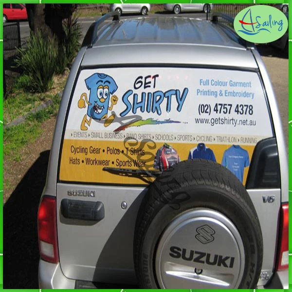 Car Rear Window Perforated Vinyl Sticker Car Rear Window Perforated Vinyl Sticker