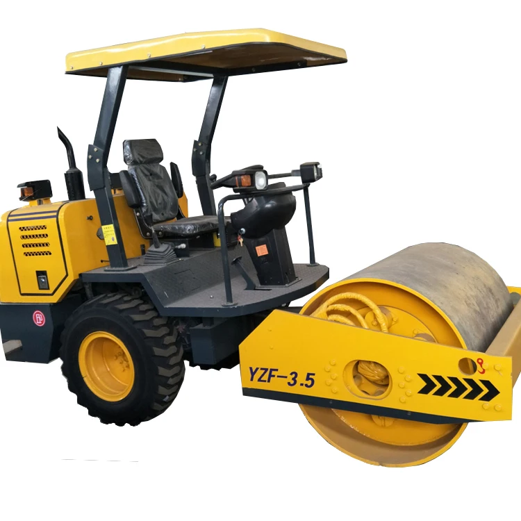 3.5t single drum vibratory road roller for sale