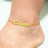 Custom Jewelry Personality Stainless Steel Women Name Anklet