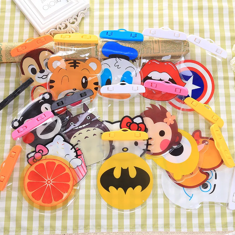 

Universal pvc waterproof cell phone case bag cute cartoon pattern