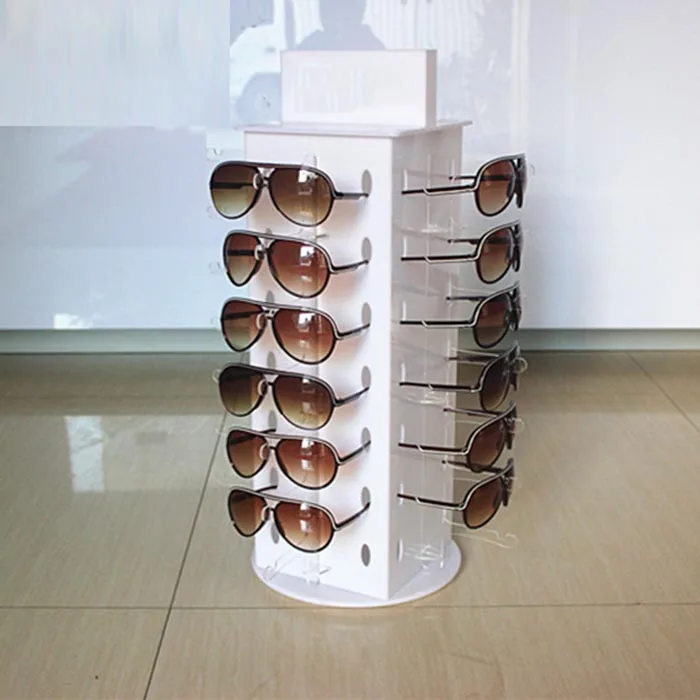 Factory Custom Countertop Stand For Sunglasses Acrylic Eyeglasses Display Shelf Plexiglass 2743