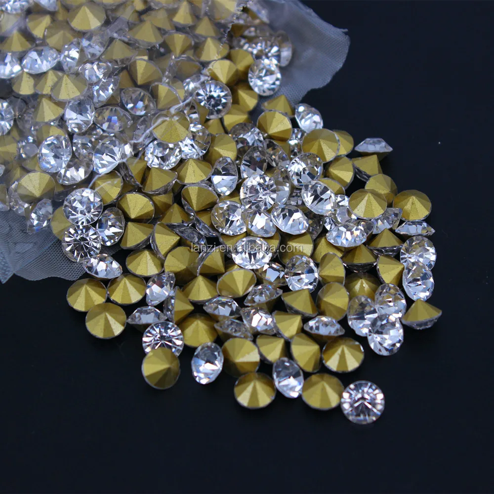 

8mm loose crystal rhinestone point back 144pcs