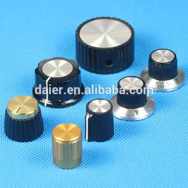 pedal knurled plastic knobs potentiometer