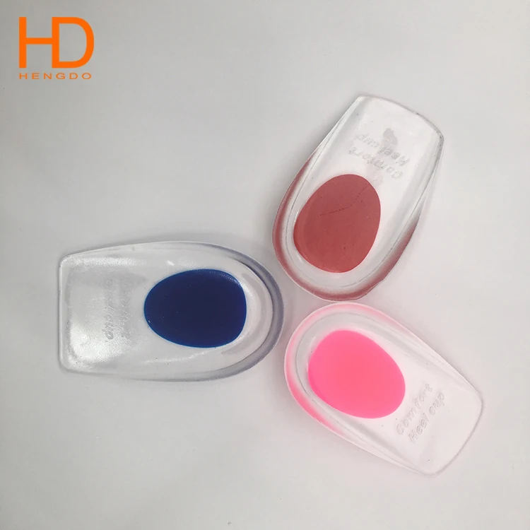 

Pu gel insoles for shoes heel cushion insoles designer shoe insoles, White,clear or customized