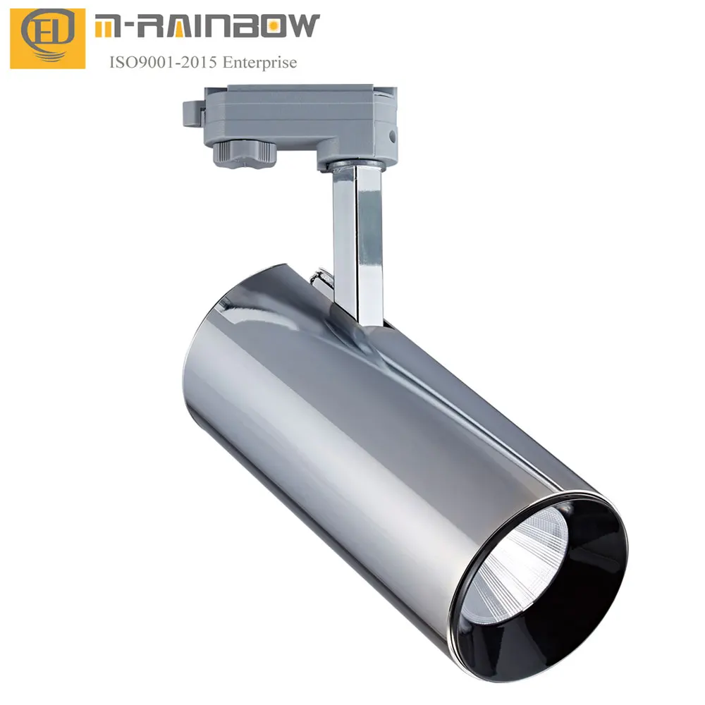 Gallery Lighting 4000k Cob 4wires Dimmable Led Spot Light Track Rail