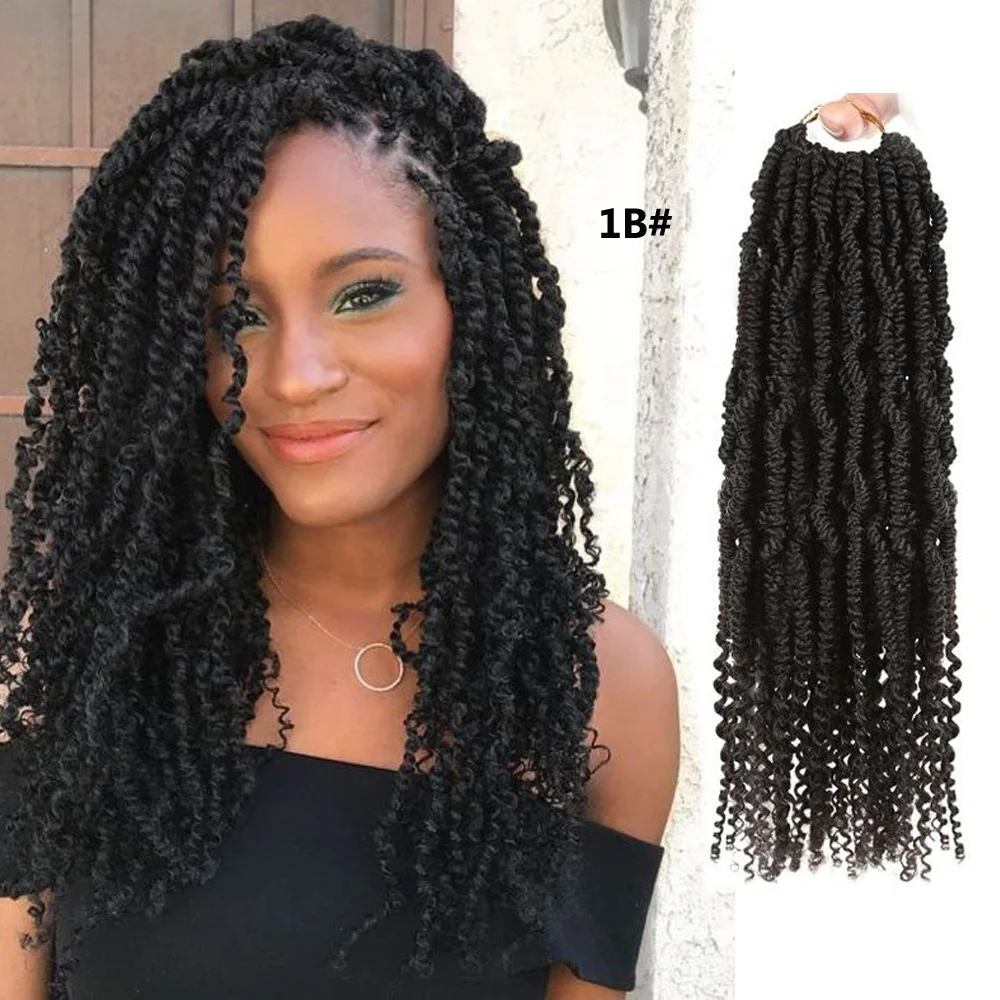 14inch 24 Strands Nubian Twists Crochet Braids Ombre Synthetic Braiding Bomb Kinky Twist Hair Extension For Fluffy Twist Buy At The Price Of 4 50 In Alibaba Com Imall Com