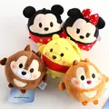 5 pcs Tsum Tsum mini plush pendant lot Minnie and Mickey mouse Winnie Chipmunks figures dolls