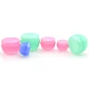 free sample 5g 10g 20g 30g PP empty eye cream jar gloss finishing container