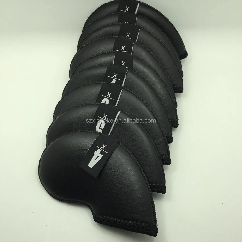 

Golf Club 9-Piece Set XL Iron Cover, Black