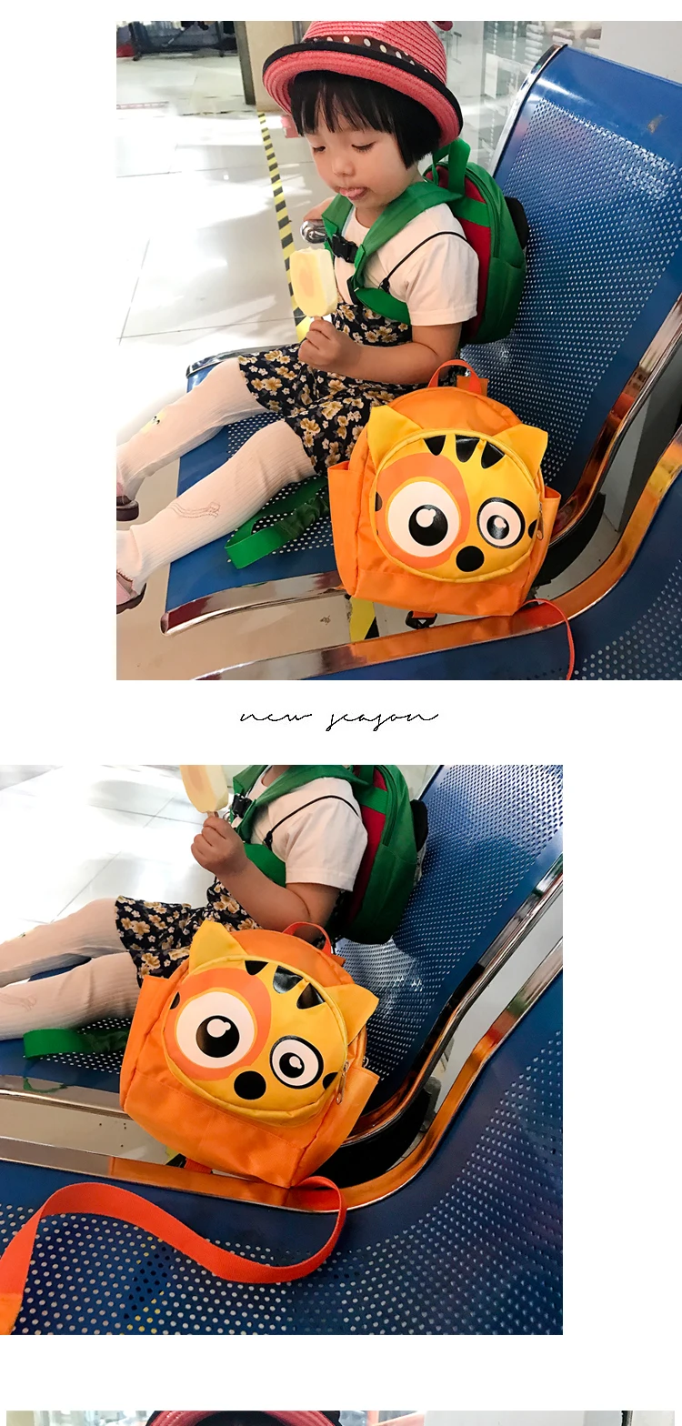 High quality anti lost Baby backpack cartoon Animal backpack kids school bag