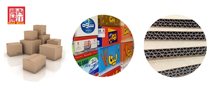 Small Corrugated Cardboard Making Machine Box Machinery
