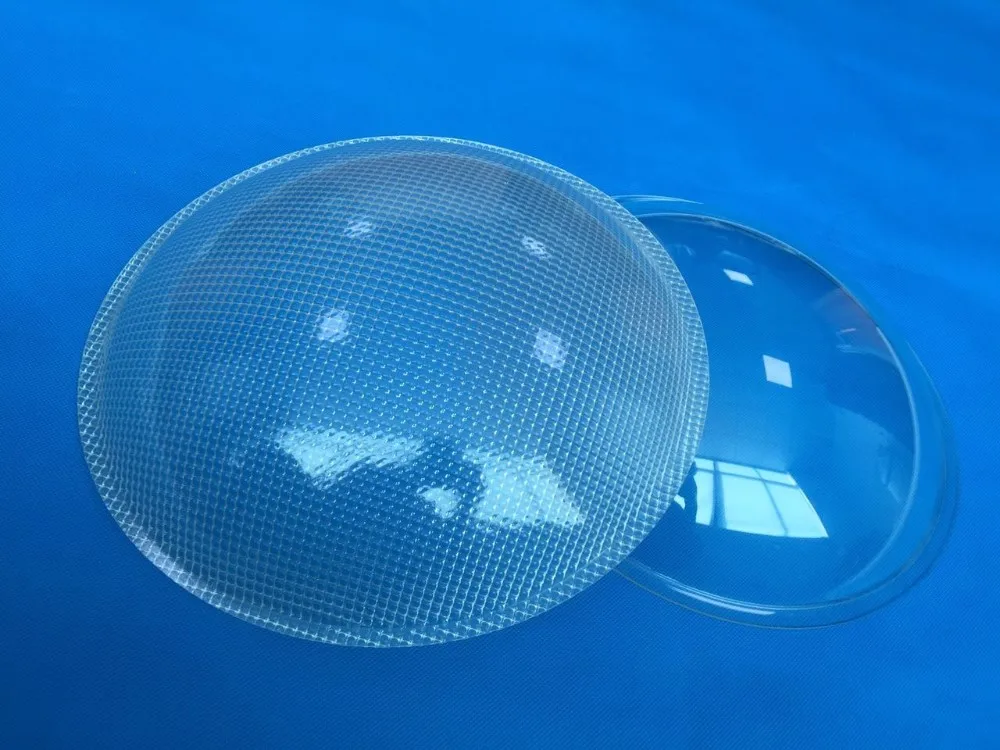 Custom Round Dome Vacuum Formed Plastic Clear Led Ceiling Light Covers