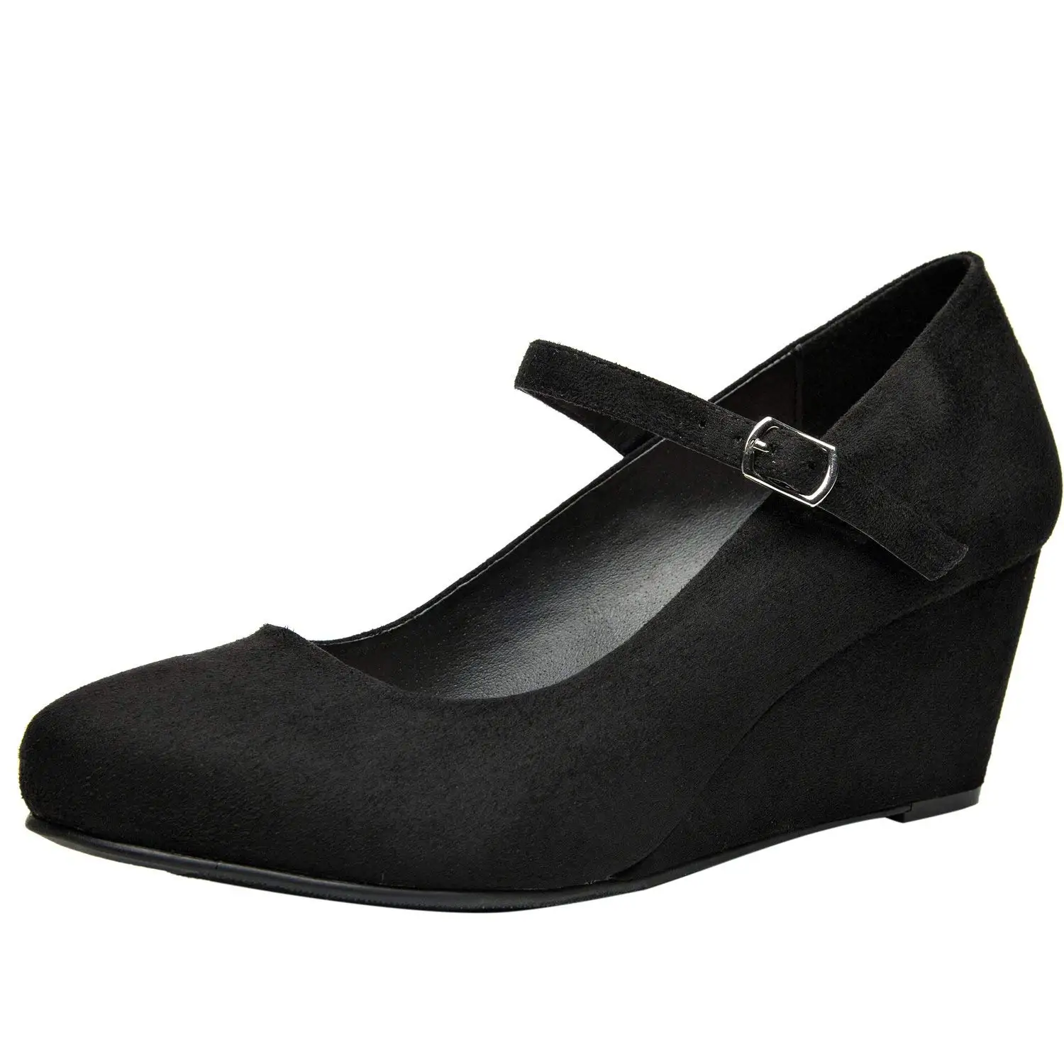 womens wide width wedge shoes