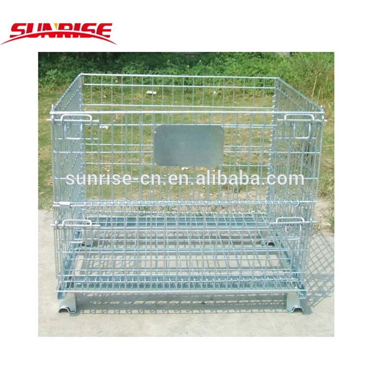 Wholesale Foldable Steel Storage Wire Mesh Container Buy Wire Mesh Container,Steel Wire Mesh