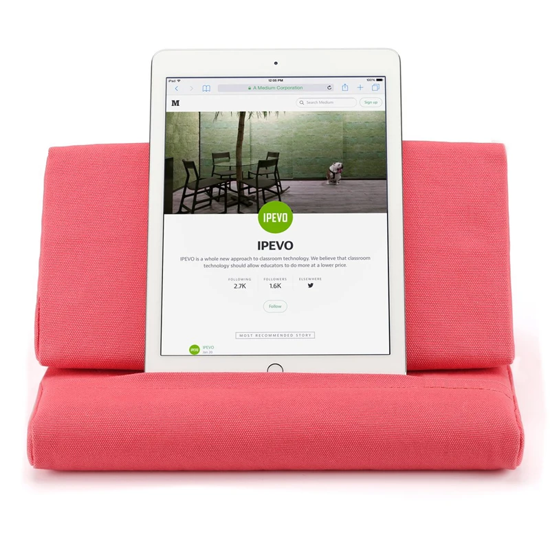 Tablet Pillow Holder, Foldable Tablet Holder Stand multifunction Pillow FOR ipad